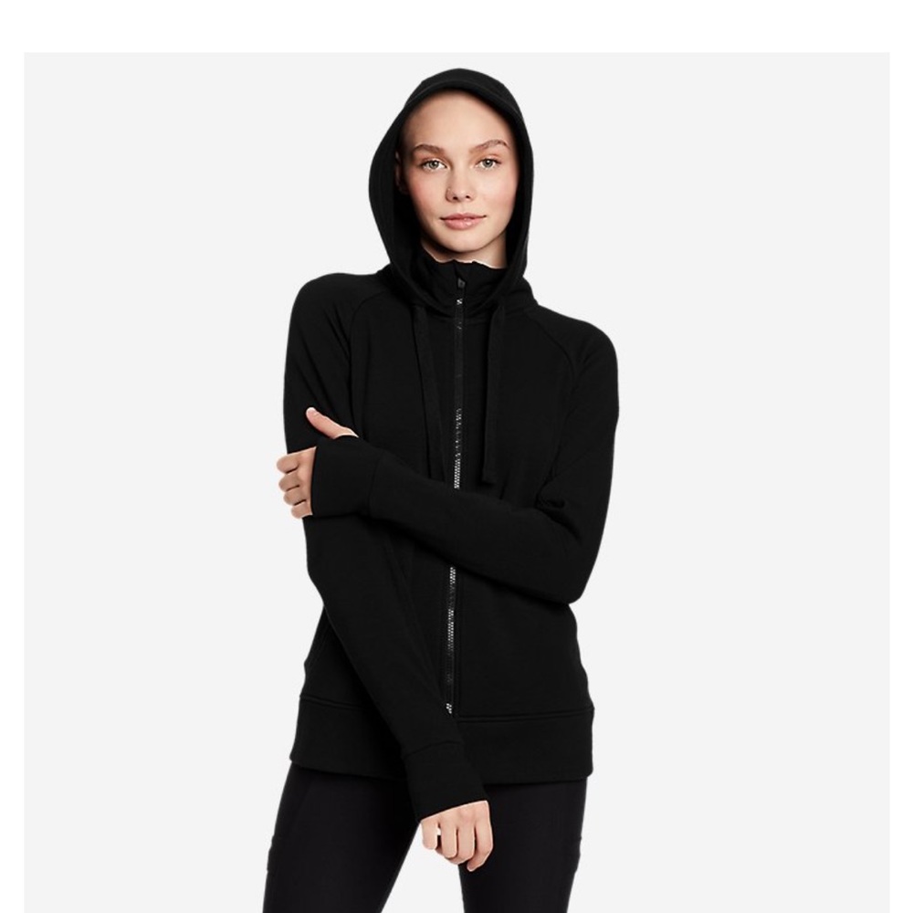 Eddie Bauer women’s cozy camp zip up sweatshirt hoodie